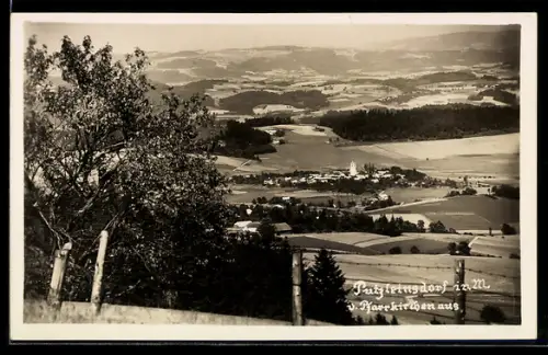 AK Putzleinsdorf in M., Teilansicht von Pfarrkirchen aus