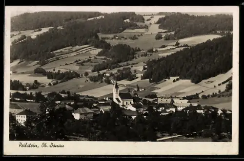 AK Peilstein /Ob.-Donau, Teilansicht mit Kirche