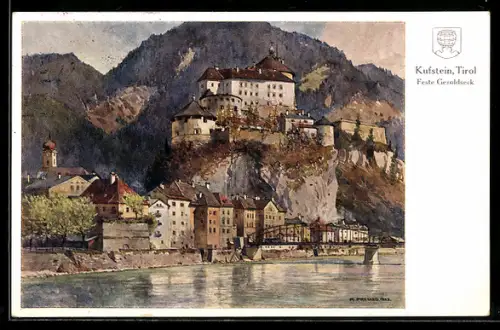 Künstler-AK Kufstein, Feste Geroldseck