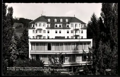 AK Bad Schallerbach /O.-Oe., Kurheim der Pensionsversicherungsanstalt der Angestellten