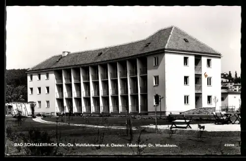 AK Bad Schallerbach /O.-Oe., Wohlfahrtsverein d. Oesterreichischen Tabakregie Dr. Wlasakheim