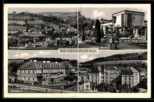 AK Bad Schallerbach /O.-Oe., Kurhaus, Kurheim I und II