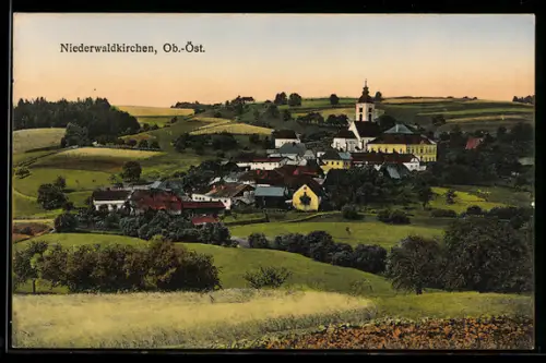 AK Niederwaldkirchen, Ortspanorama