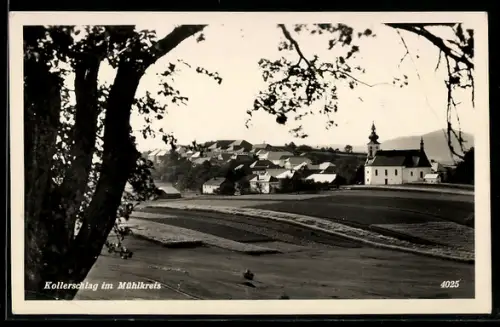 AK Kollerschlag im Mühlkreis, Teilansicht mit Kirche