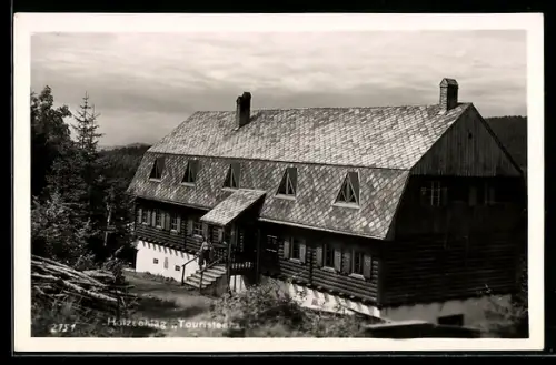 AK Schwarzenberg am Böhmerwald, Holzschlag, Touristenhaus L. Wöss