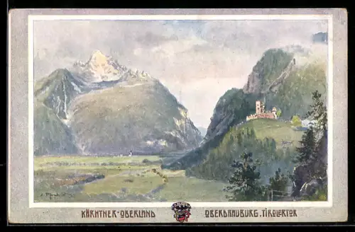 AK Oberbrauburg, Panoramaansicht
