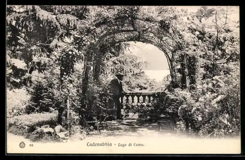 AK Cadenabbia, Blick auf den Lago di Como