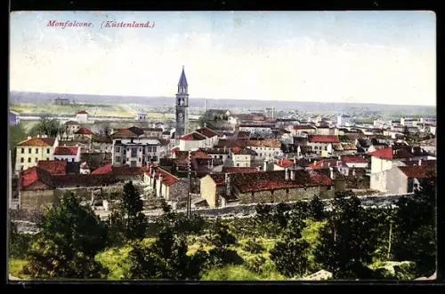 AK Monfalcone /Küstenland, Ortsansicht