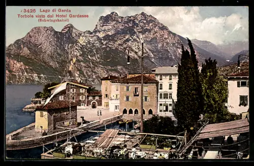 AK Torbole, Lago di Garda, Vista Hotel Gardasee