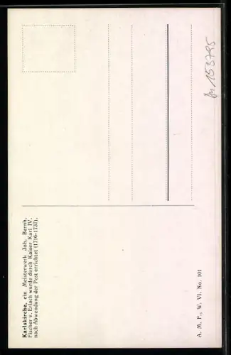 Künstler-AK R. Preuss: Wien, Karlskirche