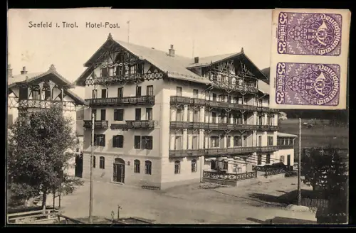 AK Seefeld i. Tirol, Hotel-Post