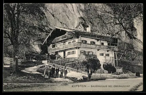 AK Kufstein, Bauernhaus bei Oberaudorf