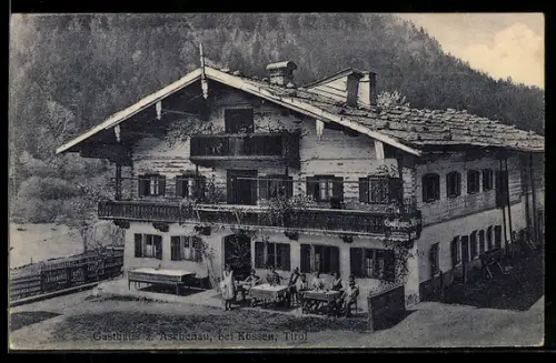 AK Aschenau bei Kössen, Gasthaus z. Aschenau F. Ihle