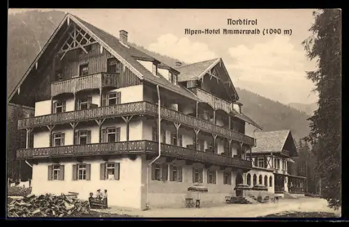 AK Ammerwald, Alpen-Hotel Ammerwald