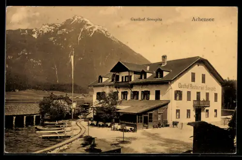 AK Achensee, Gasthof Seespitz
