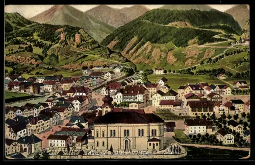 AK Zirl, Ruine Fragenstein und Calvarienberg