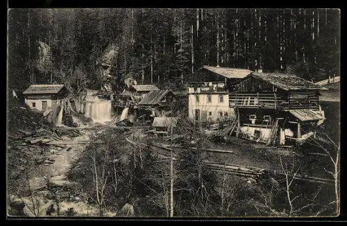 AK St. Lorenzen /Lessachtal, Ortspartie