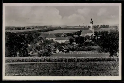 AK Rottenbach /Ob.-Do., Panorama mit Kirche