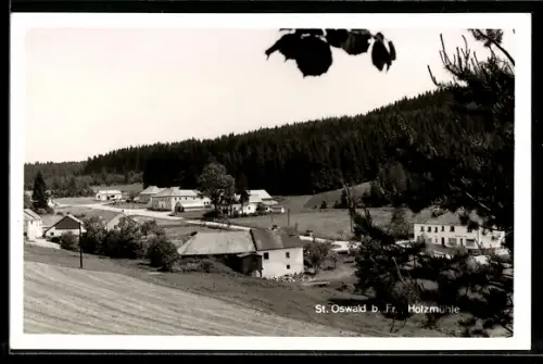 AK St. Oswald b. Fr., Blick auf die Holzmühle