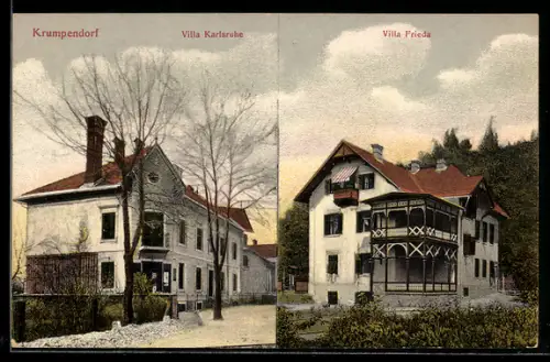 AK Krumpendorf, Villa Karlsruhe, Villa Frieda