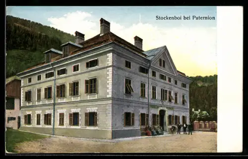 AK Stockenboi, Blick auf das Gasthaus
