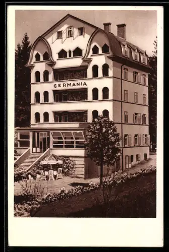 AK Pörtschach am Wörthersee, Hotel-Pension Haus Germania