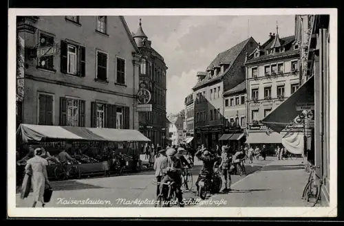 AK Kaiserslautern, Marktplatz und Schillerstrasse