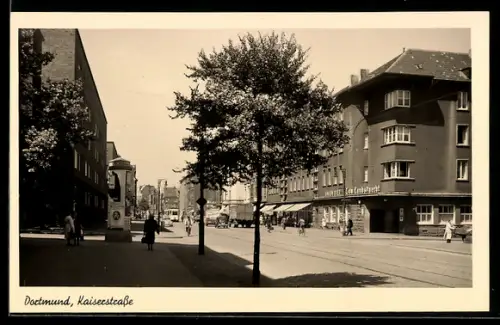 AK Dortmund, Partie in der Kaiserstrasse mit Gasthof zum Landsknecht