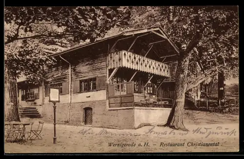 AK Wernigerode, Partie am Restaurant Christianental