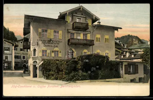 AK Berchtesgaden, Conditorei und Cafe Forstner