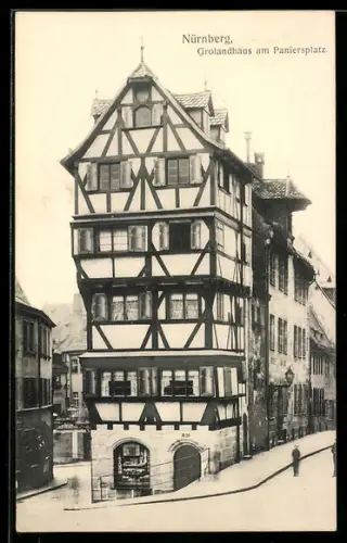 AK Nürnberg, Grolandhaus am Paniersplatz