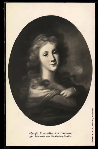 AK Königin Friederike von Hannover geb. Prinzessin von Mecklenburg-Strelitz
