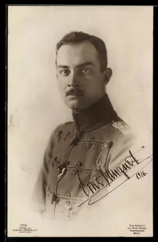 AK Ernst August Herzog von Braunschweig in Uniform