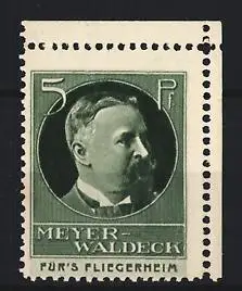 Reklamemarke Vizeadmiral Alfred Meyer-Waldeck, Für das Fliegerheim