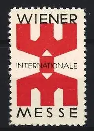 Reklamemarke Wien, Internationale Messe, Rotes Symbol