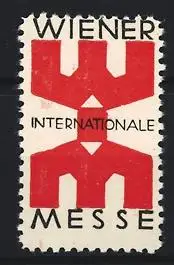 Reklamemarke Wien, Internationale Messe, Rotes Symbol