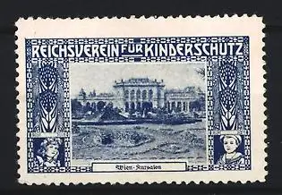 Reklamemarke Wien, Reichsverein für Kinderschutz, Der Kursalon