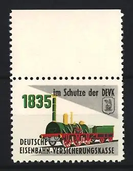 Reklamemarke Deutsche Eisenbahn-Versicherungskasse, Lokomotive 1935