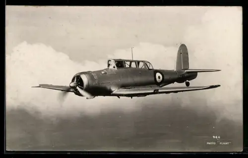 AK Britisches Sturzkampfflugzeug Blackburn Skua mit Kennung L2951