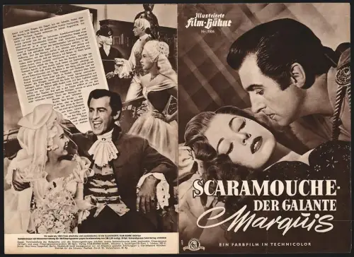 Filmprogramm IFB Nr. 1806, Scaramouche Der galante Marquis, Stewart Granger, Eleanor Parker, Regie: George Sidney