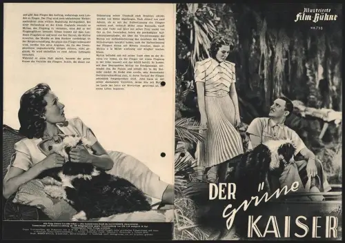 Filmprogramm IFB Nr. 733, Der grüne Kaiser, Gustav Diessl, Carola Höhn, Regie: Paul Mundorf