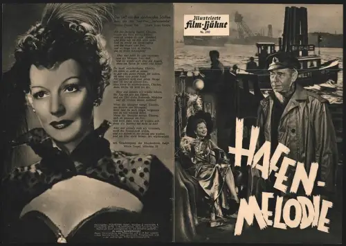 Filmprogramm IFB Nr. 390, Hafenmelodie, Kirsten Heiberg, Paul Henckels, Regie: Hans Müller