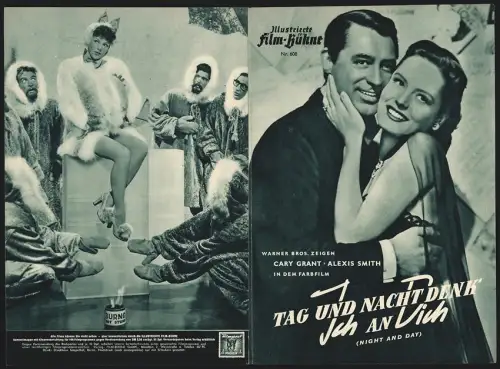 Filmprogramm IFB Nr. 608, Tag und Nacht denk` ich an Dich, Cary Grant, Alexis Smith, Regie: Michael Curtiz