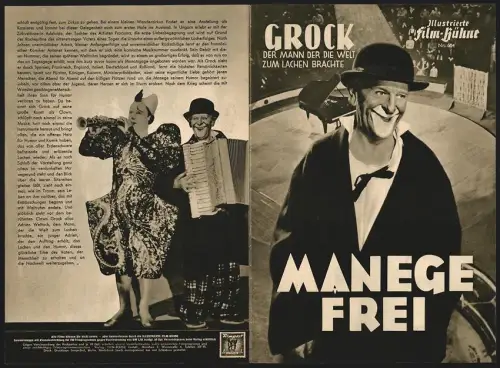 Filmprogramm IFB Nr. 694, Manege frei, Grock, Suzy Prim, Regie: Pierre Billon