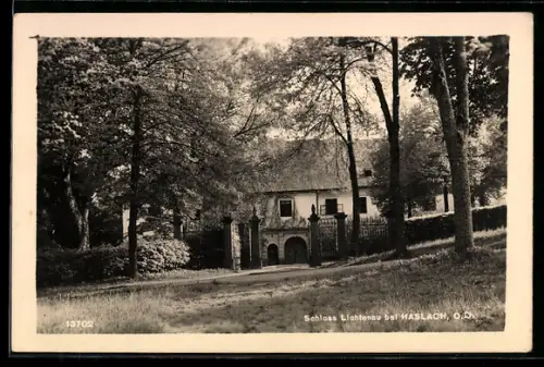 AK Lichtenau bei Haslach, Schloss Lichtenau mit Portal