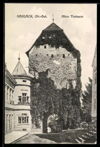 AK Haslach /Ob. Öst., Alter Torturm