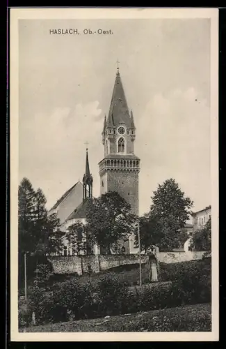 AK Haslach /Ob.-Oest., Kirche