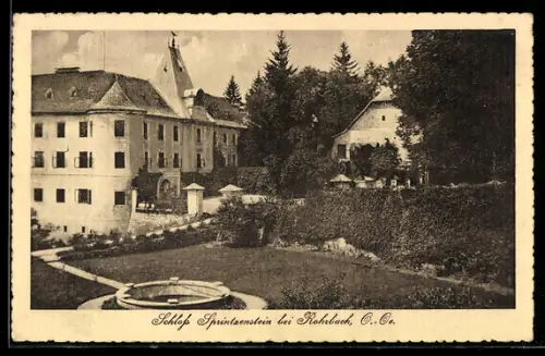 AK Sarleinsbach, Schloss Sprintzenstein bei Rohrbach