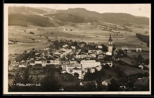 AK Haslach, Totalansicht aus der Vogelschau