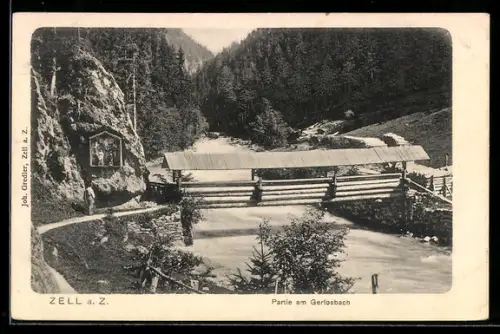 AK Zell a.Z., Partie am Gerlosbach